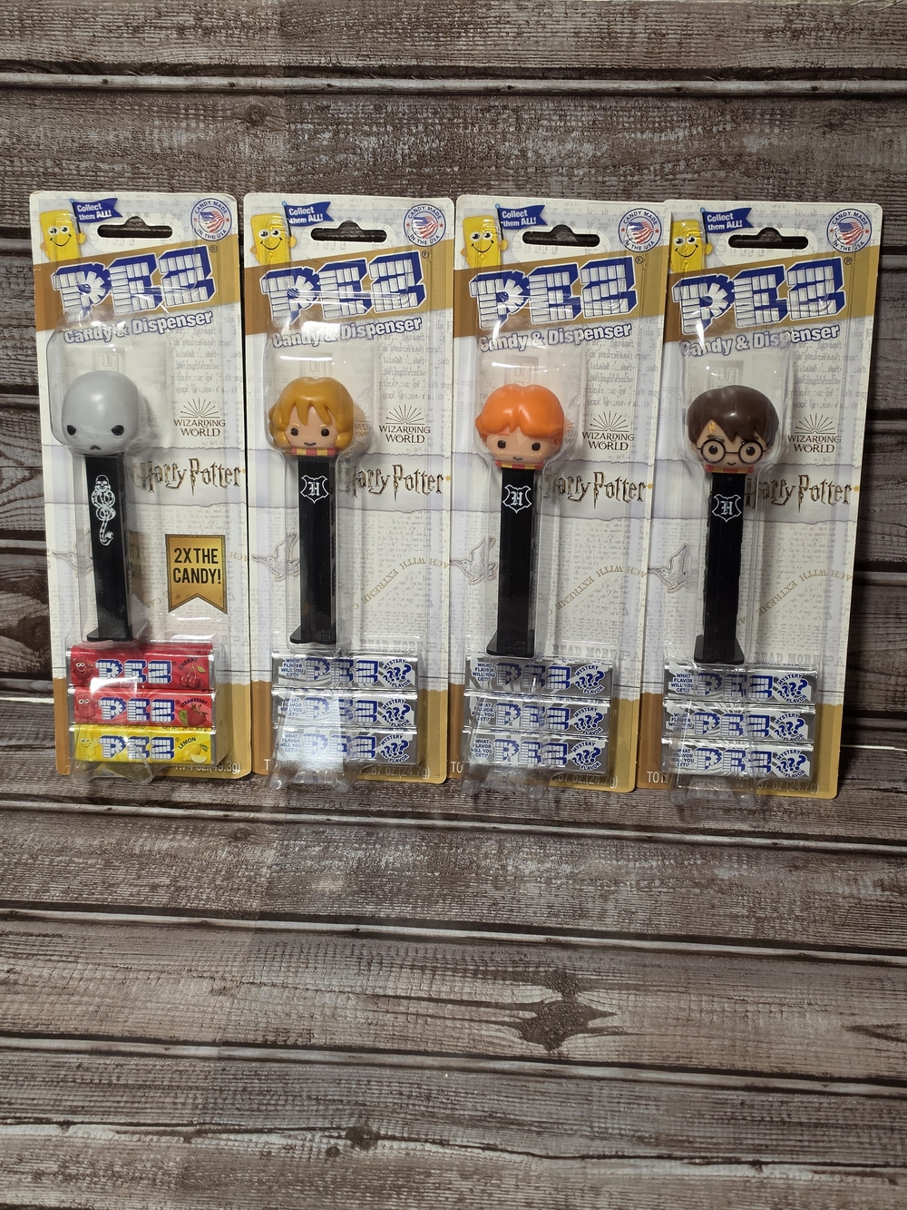 Harry Potter PEZ Candy Dispenser Set Of 4